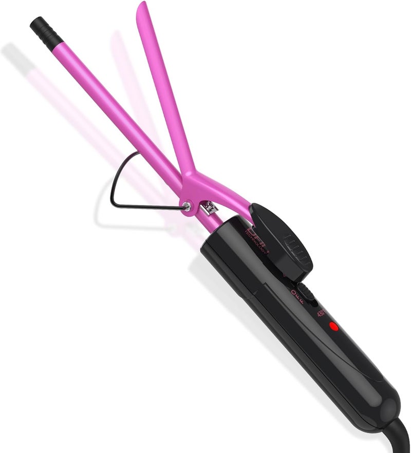 DAN Technology Small Ceramic Curling Wand with Adjustable Temperature for Tight Curls on Short & Long Hair (3/8 Inch, 10MM) - Image 1